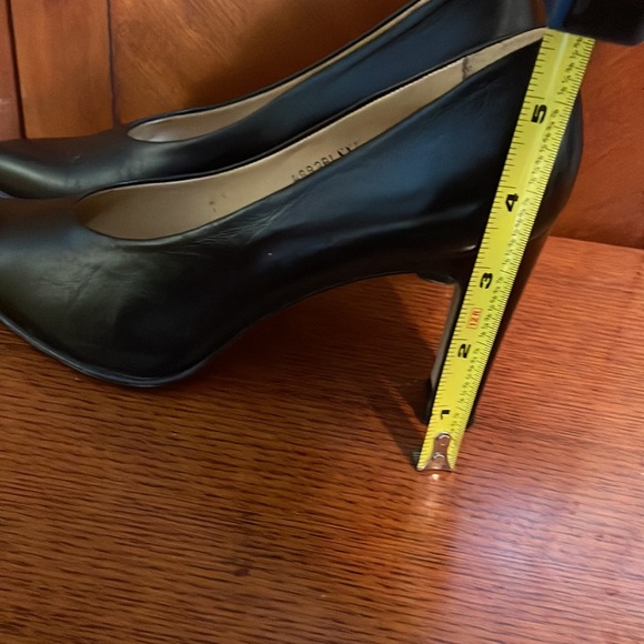 Vintage Sesto Meucci classic black leather semi chunky heel - Picture 8 of 8